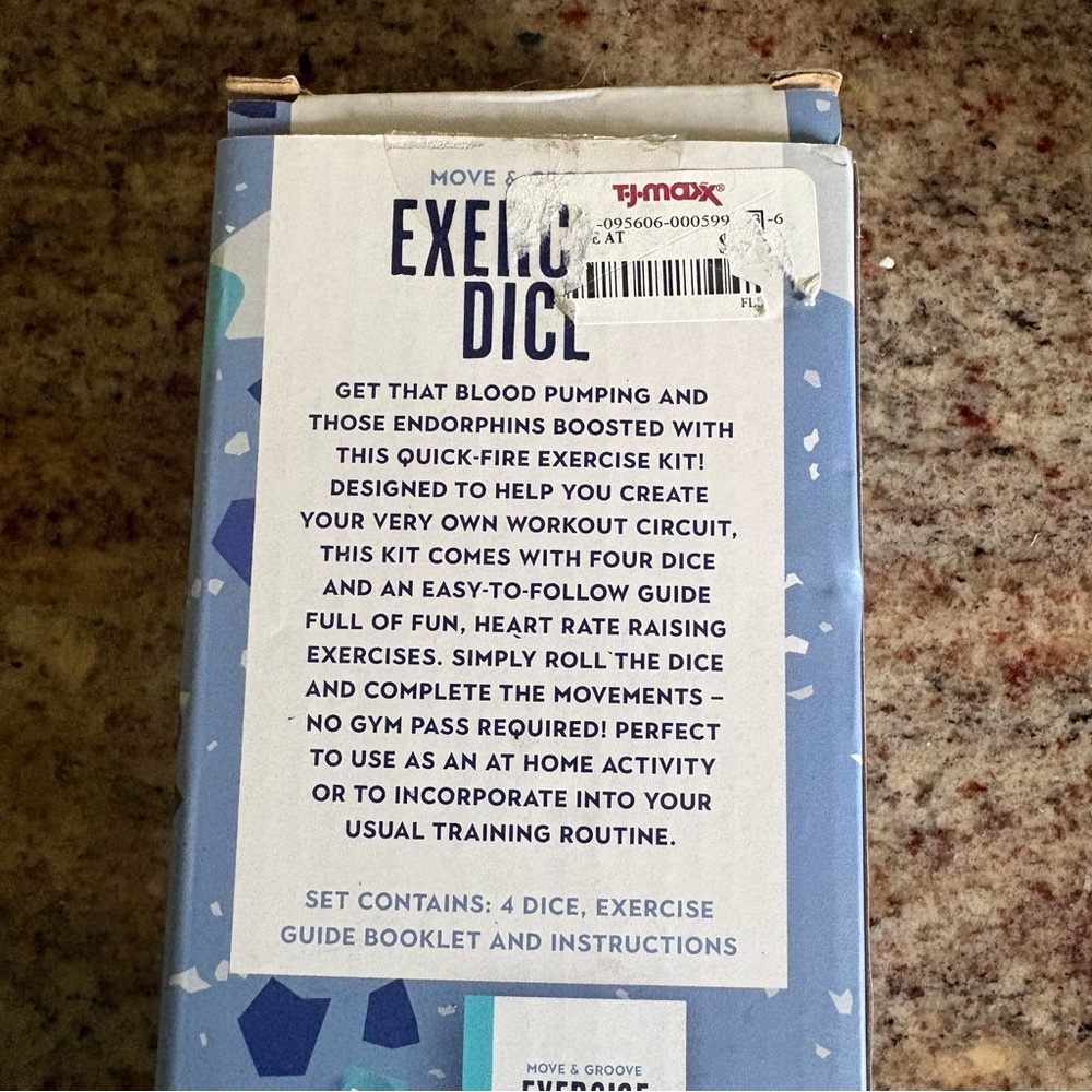 Move & Groove Exercise Dice with Box - Picture 2 of 3